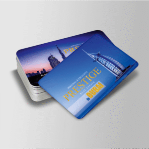 Premium Business Cards - Rounded Corner PETT Gold Glossy Lamination 760mic