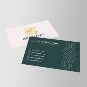 Premium Business Cards - Gold Foil Spot UV Matt Lamination 400gsm